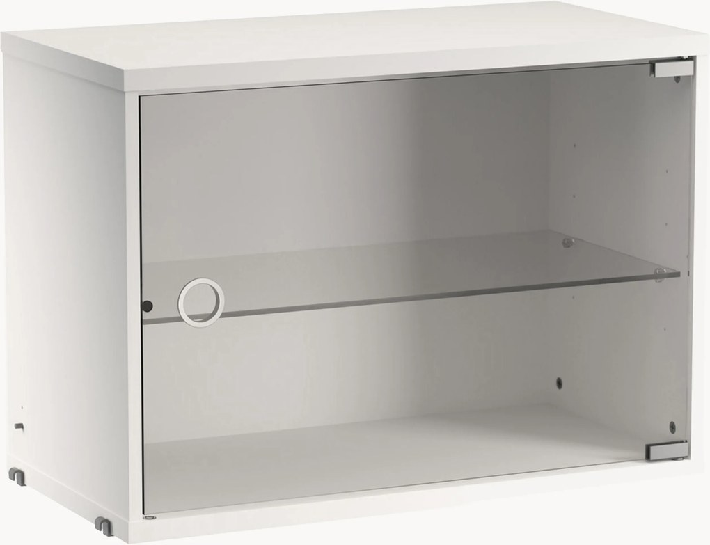 Vitrine com porta de vidro String System, L 58 x P 30 cm