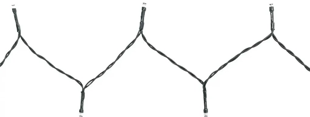 Cordão de luzes árvore de Natal 180 luzes LED 180cm branco frio
