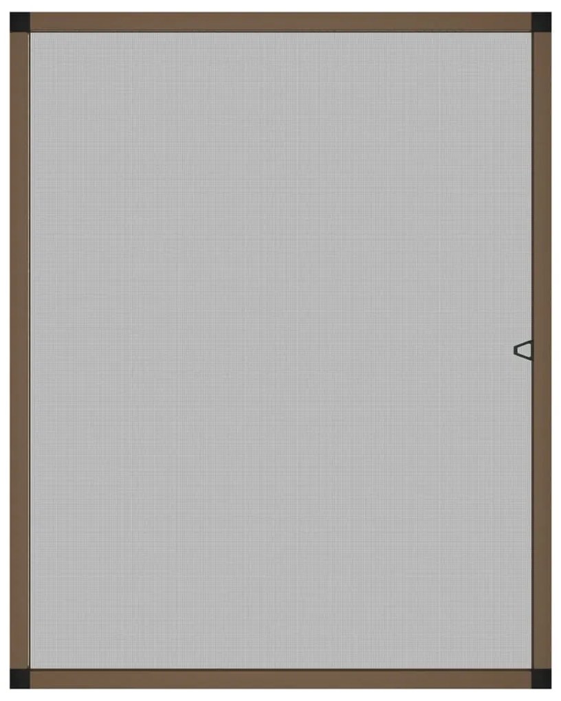 Tela anti-insetos para janela 100x120 cm castanho