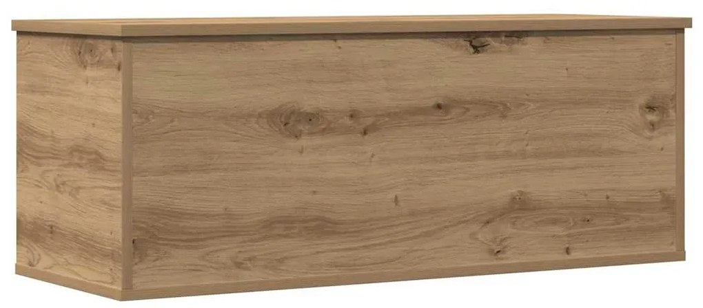 Caixa de Armazenamento vidaXL Carvalho Artisan 90x35x35 cm Madeira de