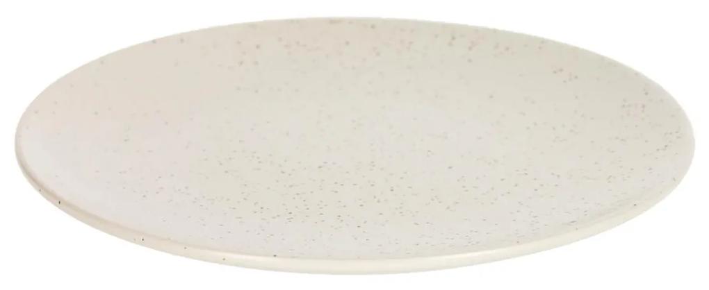 Kave Home - Prato raso Aratani de cerâmica branco