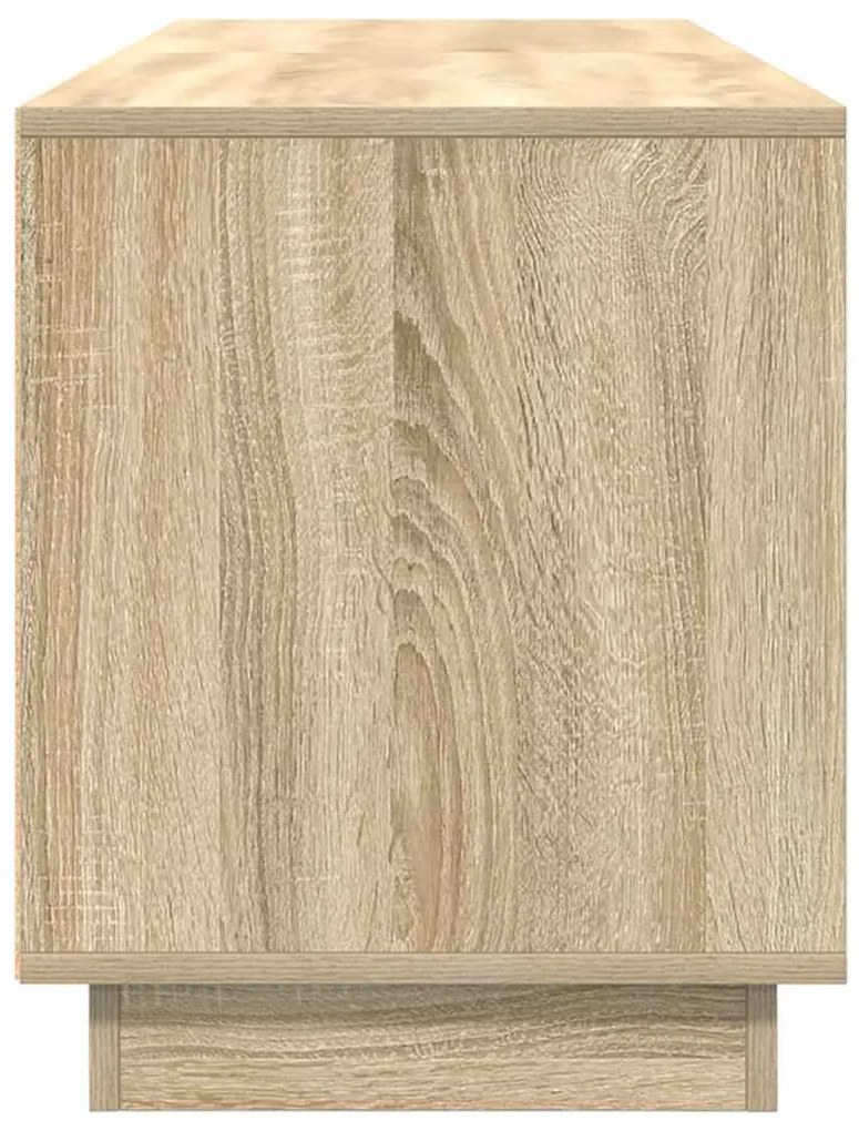 Móvel de TV com luzes LED 160,5x41x50 cm carvalho sonoma