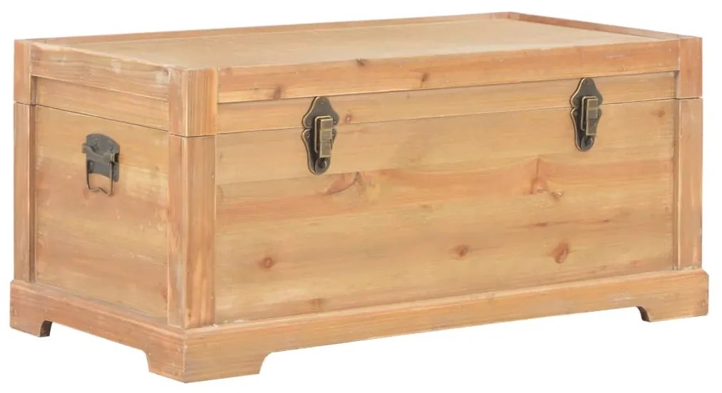 Baú de arrumação com almofadão 80x40x40 cm MDF