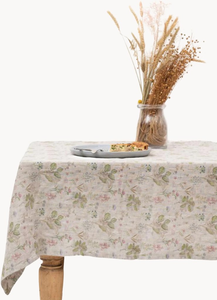Toalha de mesa em linho Botany on Light