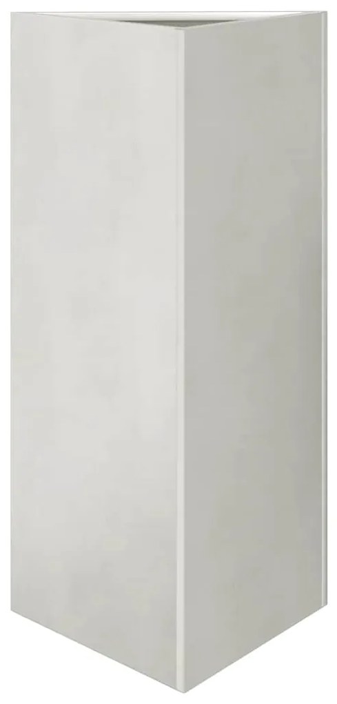 Vaso/floreira 2 pcs triangular 40x40x75 cm aço inoxidável