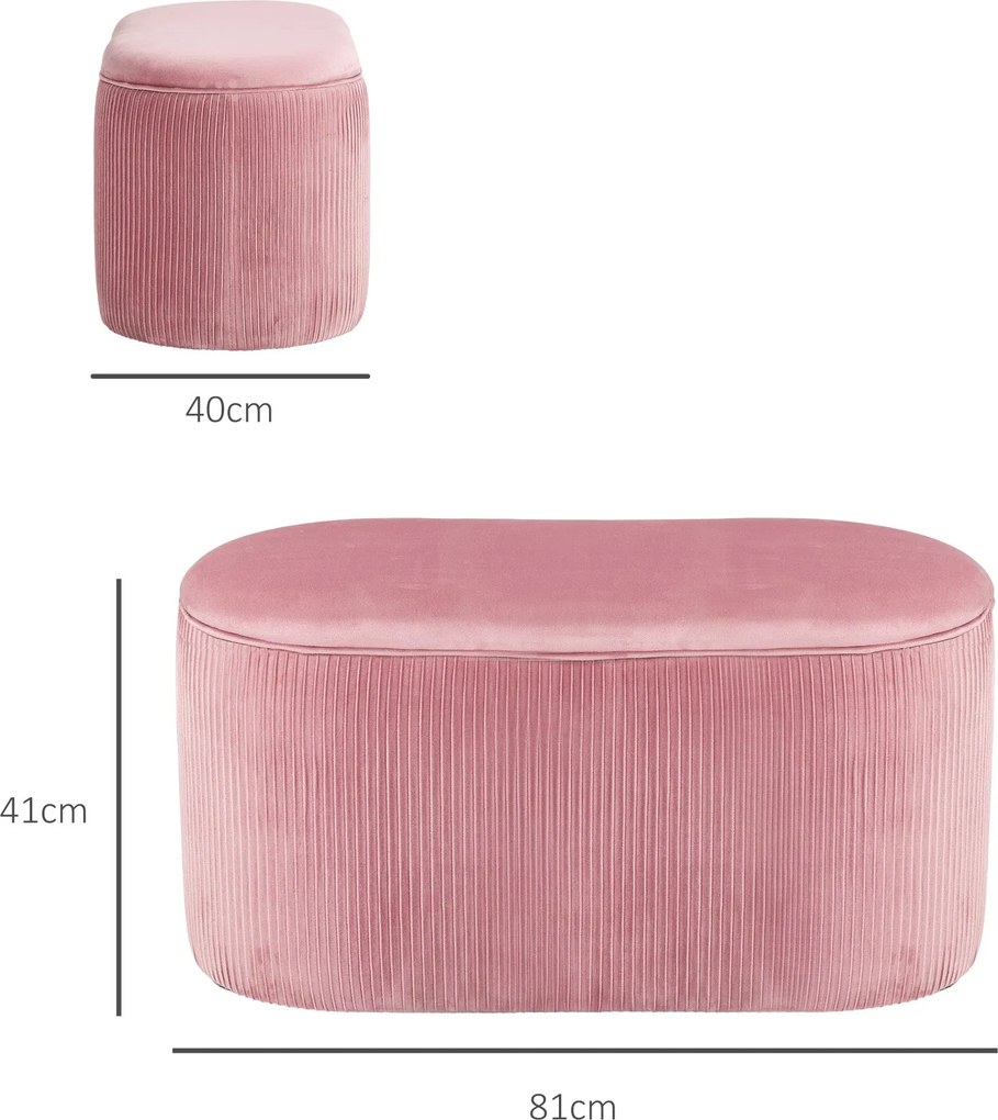 Banco com espaço de armazenamento Banco otomano com assento acolchoado