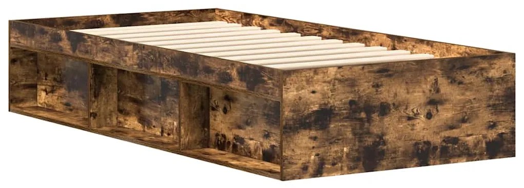 Estrutura de cama 90x190 cm carvalho fumado