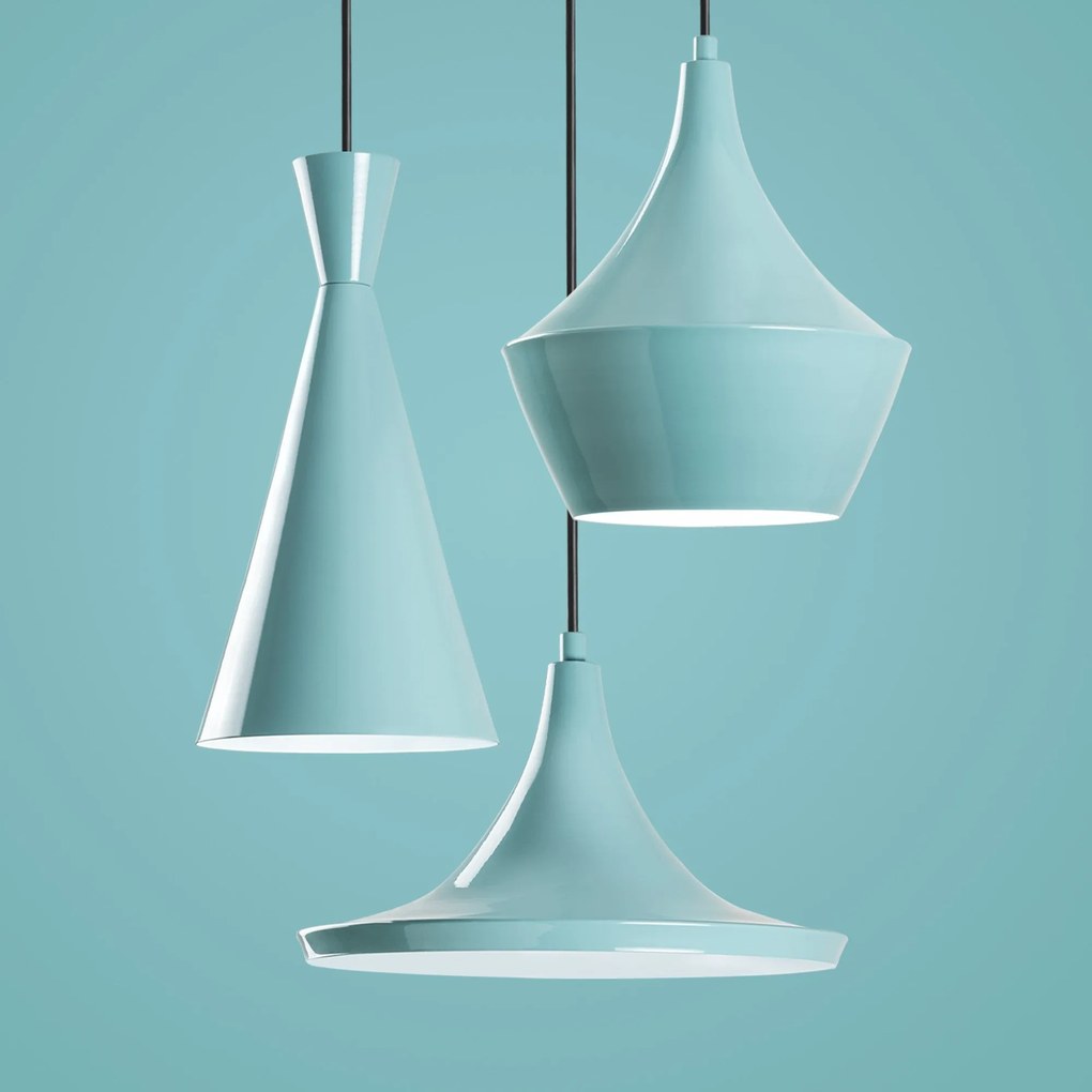 Candeeiro de Teto Tom – Turquesa – Ø45 cm
