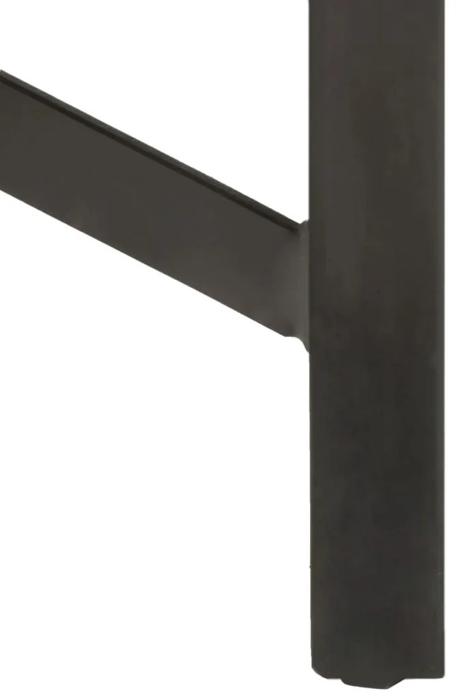 Mesa de bar 120x58x107 cm madeira de mangueira áspera