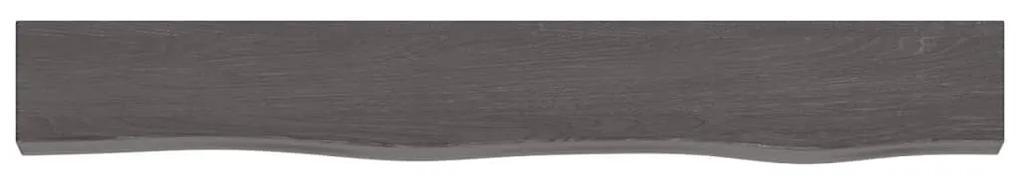 Prateleira de parede 80x10x4 cm carvalho tratado cinza-escuro