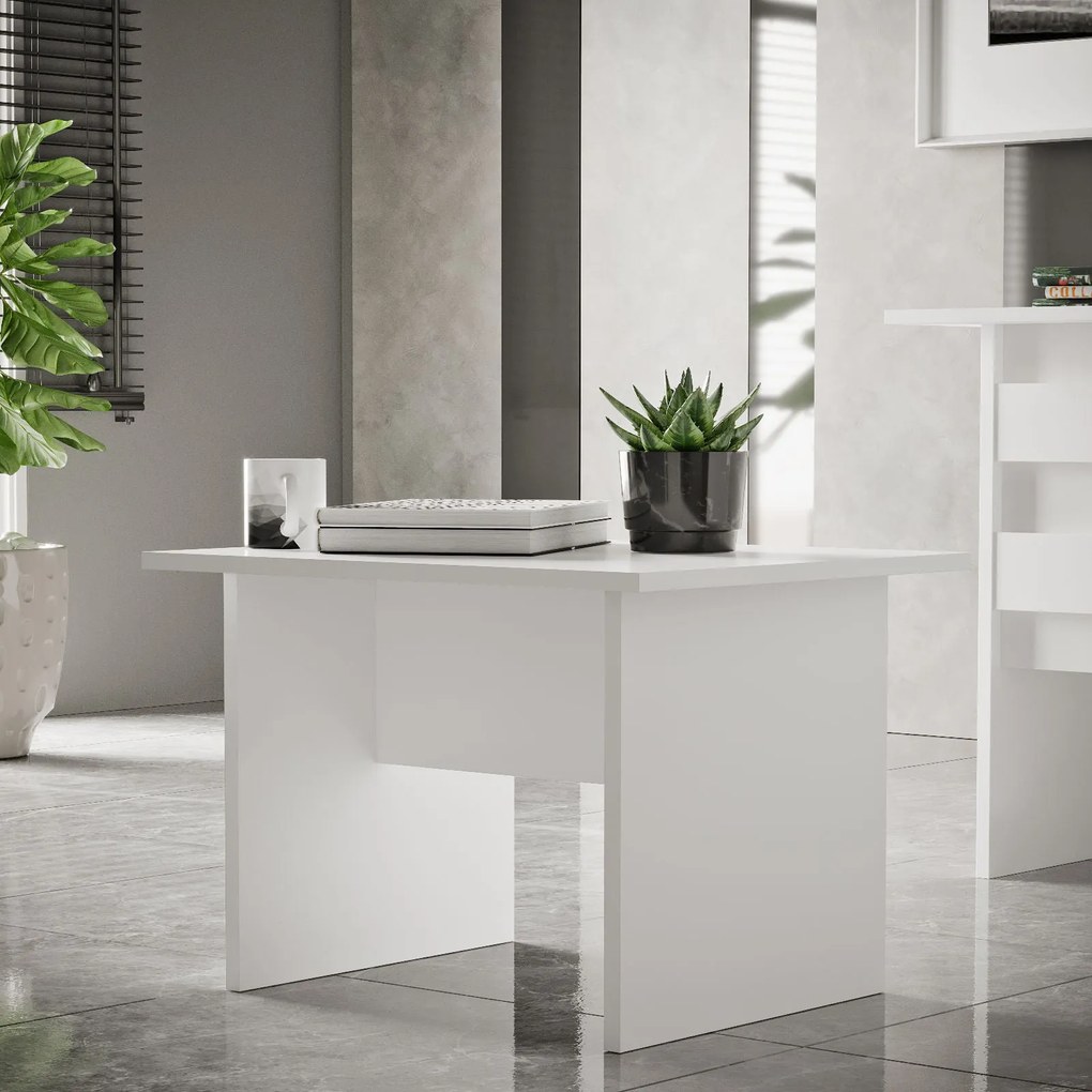 Mesa de Centro VO2 – Branco – 60x46,3x50 cm