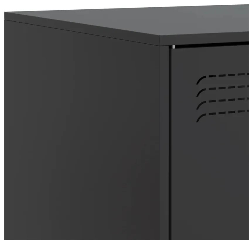Móvel de TV 99x39x44 aço preto
