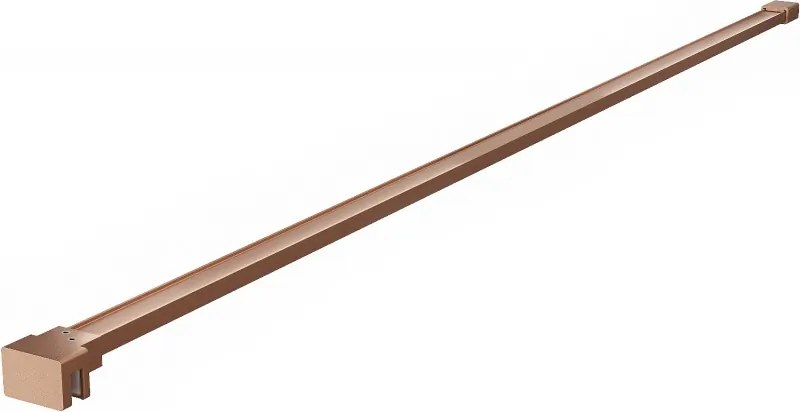 Mexen suporte reto para divisória de duche 6-8 mm, cobre escovado - 800-01-65