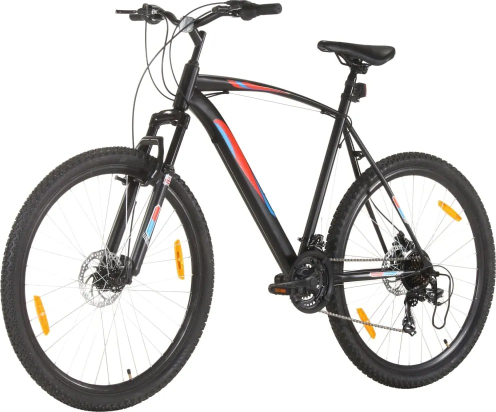 Bicicleta de montanha 21 velocidades roda 29" 53 cm preto