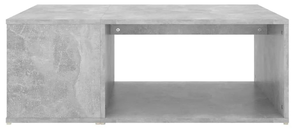 Mesa de centro 90x67x33 cm contraplacado cinzento cimento