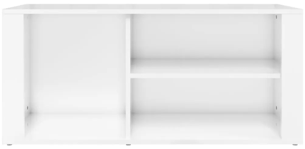 Sapateira 100x35x45 cm derivados de madeira branco brilhante
