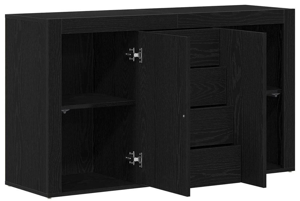 Buffet Carvalho Preto Madeira de engenharia 120 x 36 x 69 cm