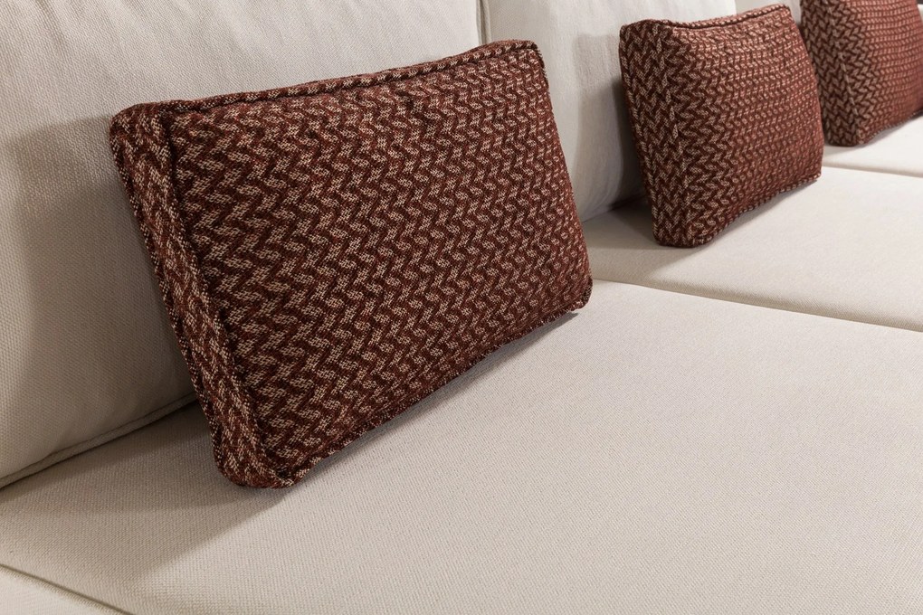 Sofá-Cama de Canto Matris – Bege – 285 x 90 x 192 cm