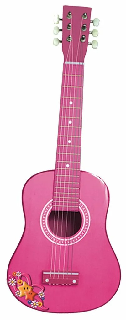 Guitarra Infantil Reig Cor de Rosa Madeira