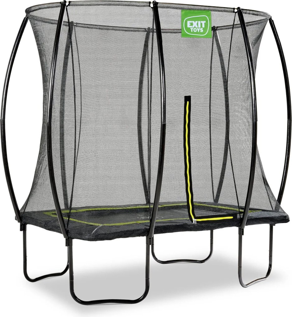 Trampolim retangular Silhouette 153 x 214 cm - preto