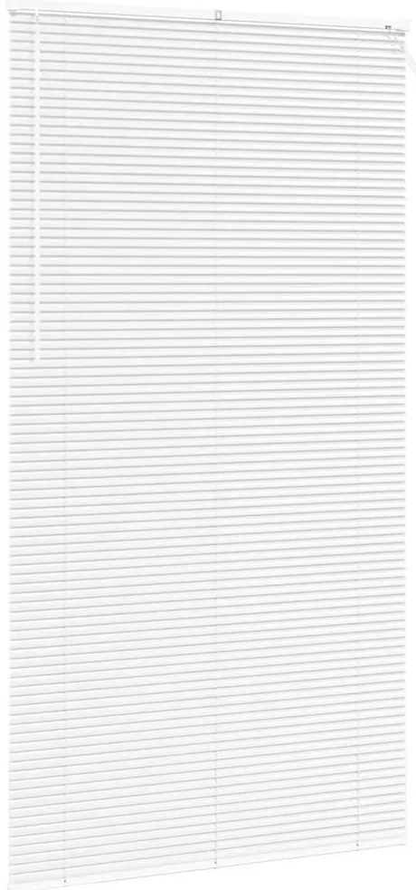 Persiana de Janela com cortinas Outros Manual Branco 80 x 130 cm Alumí