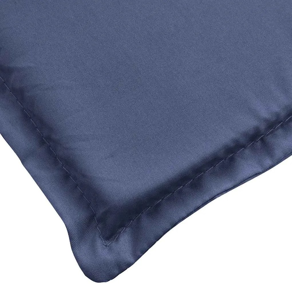 Almofadão para cadeira de terraço tecido oxford azul-marinho