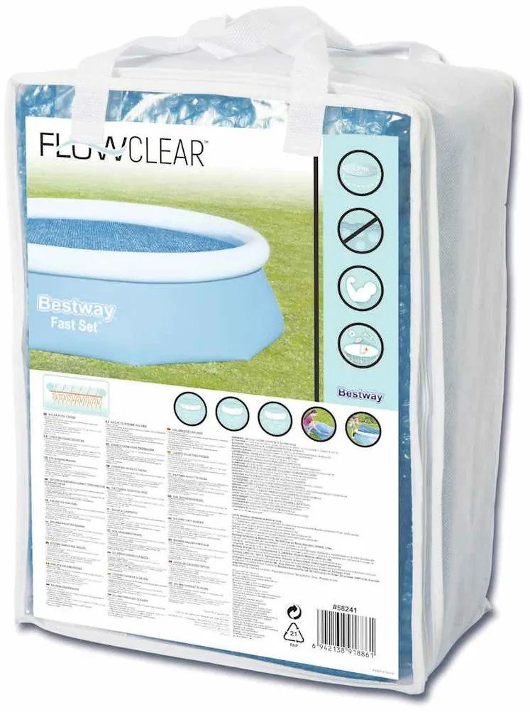 Cobertura de piscina solar Flowclear 305 cm