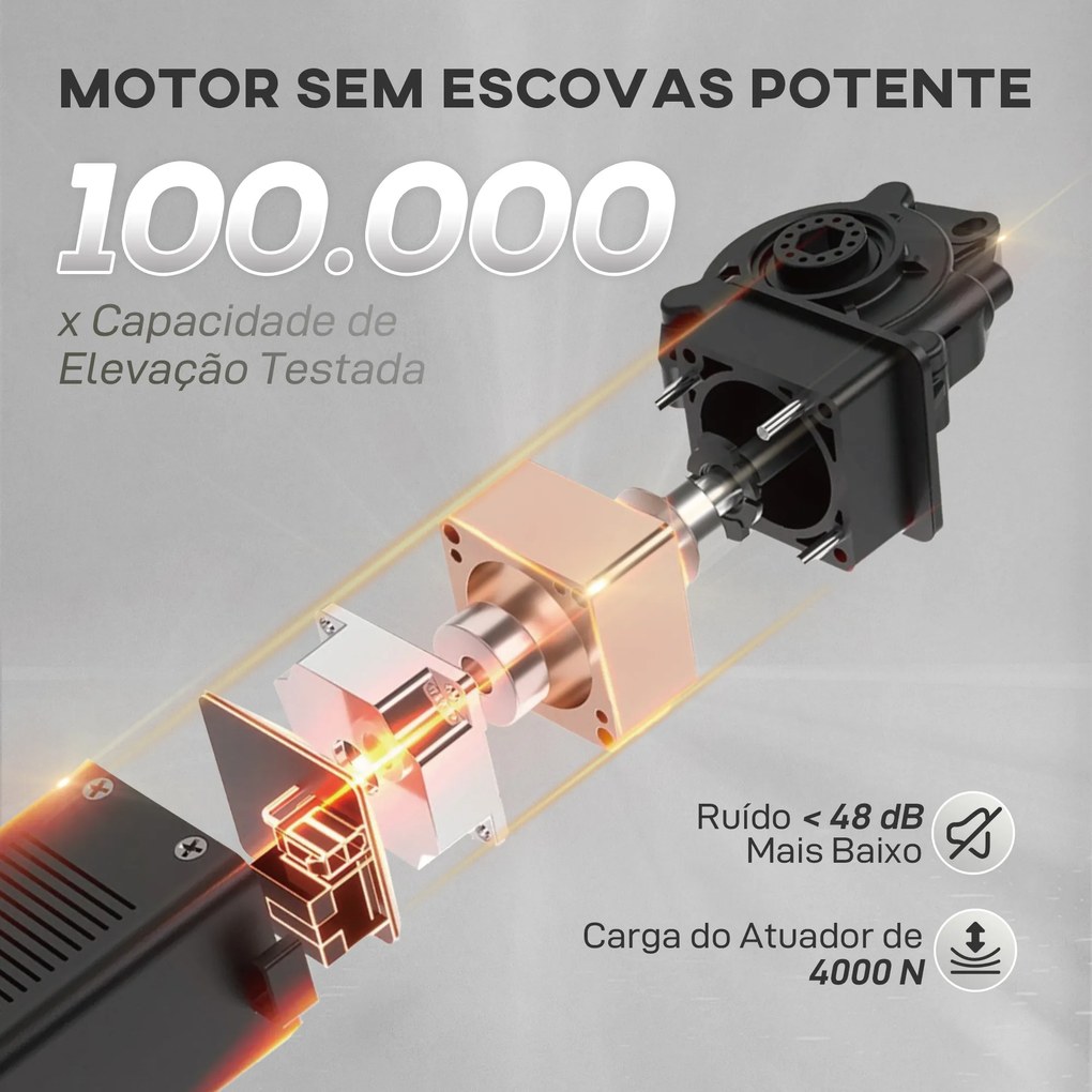 Poltrona Relax Reclinável Elétrica com Calor Lombar, Massagem Vibratória, Motor Silencioso e Função de Memória, Cinzento Escuro