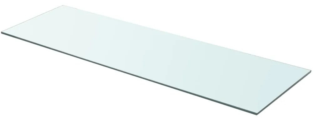 vidaXL Prateleira de vidro 90x30 cm transparente