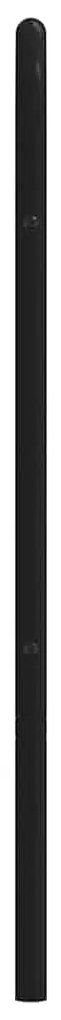 Cabeceira de cama 150 cm metal preto
