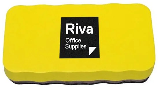 Apagador Magnético Ultra Leve Amarelo 105x55x23mm – Riva