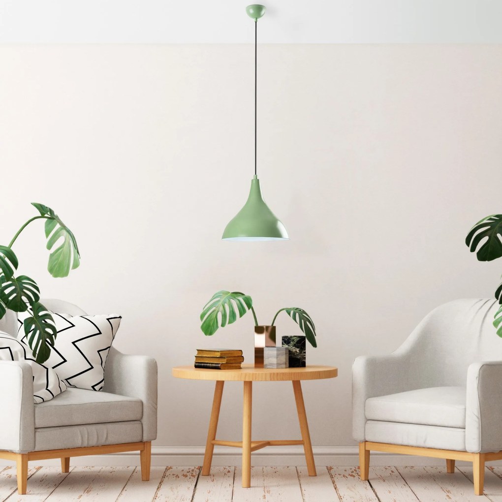 Candeeiro de Teto Bitlis – Menta – Ø22 h:26 cm