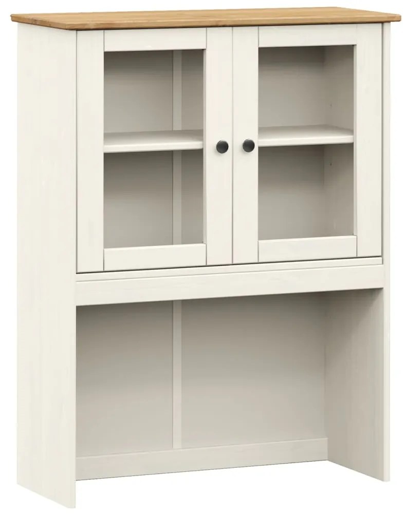 Armário alto VIGO 80x40x176 cm madeira de pinho maciça branco