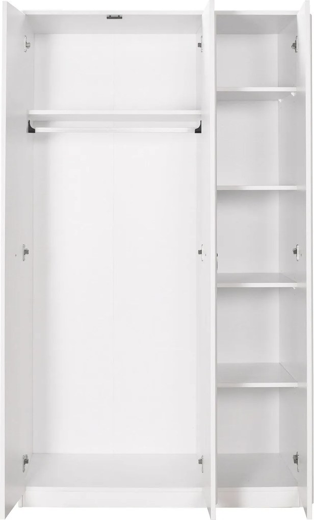 Roupeiro "Victoria" – Branco – 103 x 185 x 52 cm – Design Clássico