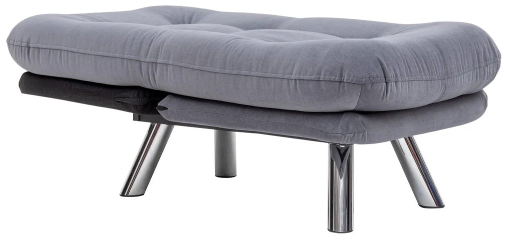 Sofá-Cama Individual Misa – Cinzento – 110 x 70 cm