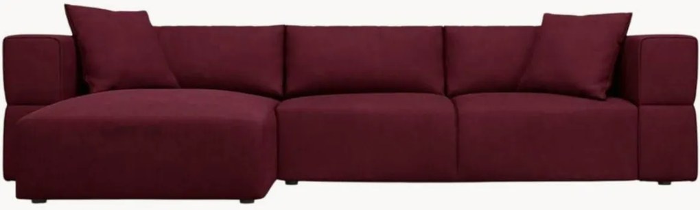 Sofá de canto em chenille Esther (4 lugares), parte de canto esquerda