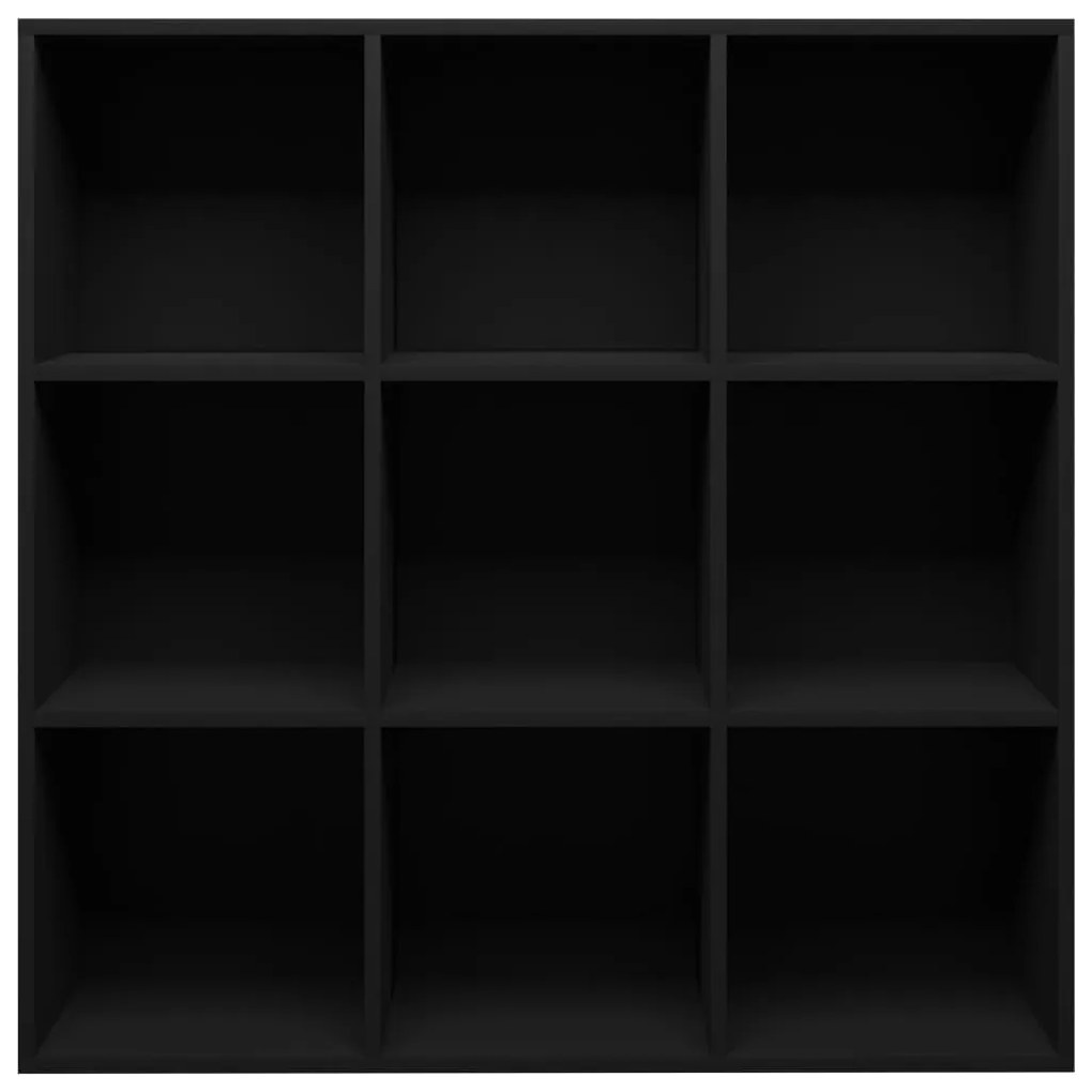 Estante 98x30x98 cm contraplacado preto