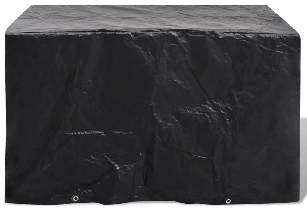 Capas para mobiliário de jardim 2 pcs 8 ilhós 140x70x90 cm