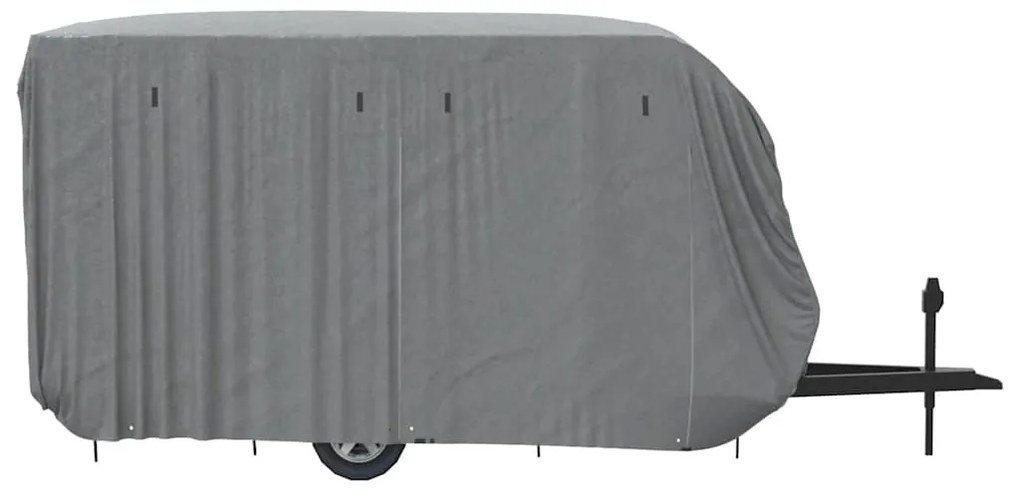 Cobertura caravana 460x250x220 cm tecido não tecido cinzento