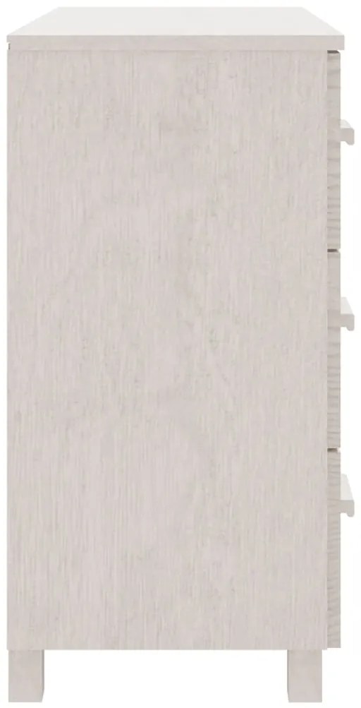 Aparador HAMAR 90x40x80 cm pinho maciço branco