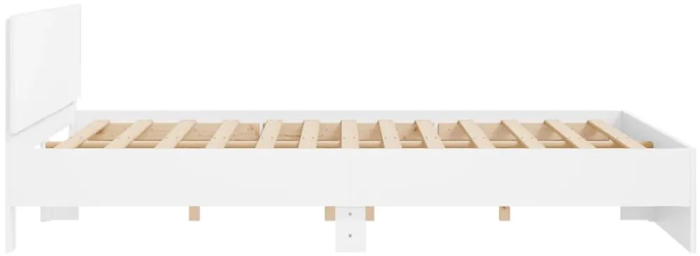 Estrutura de cama com cabeceira 180x200 cm branco