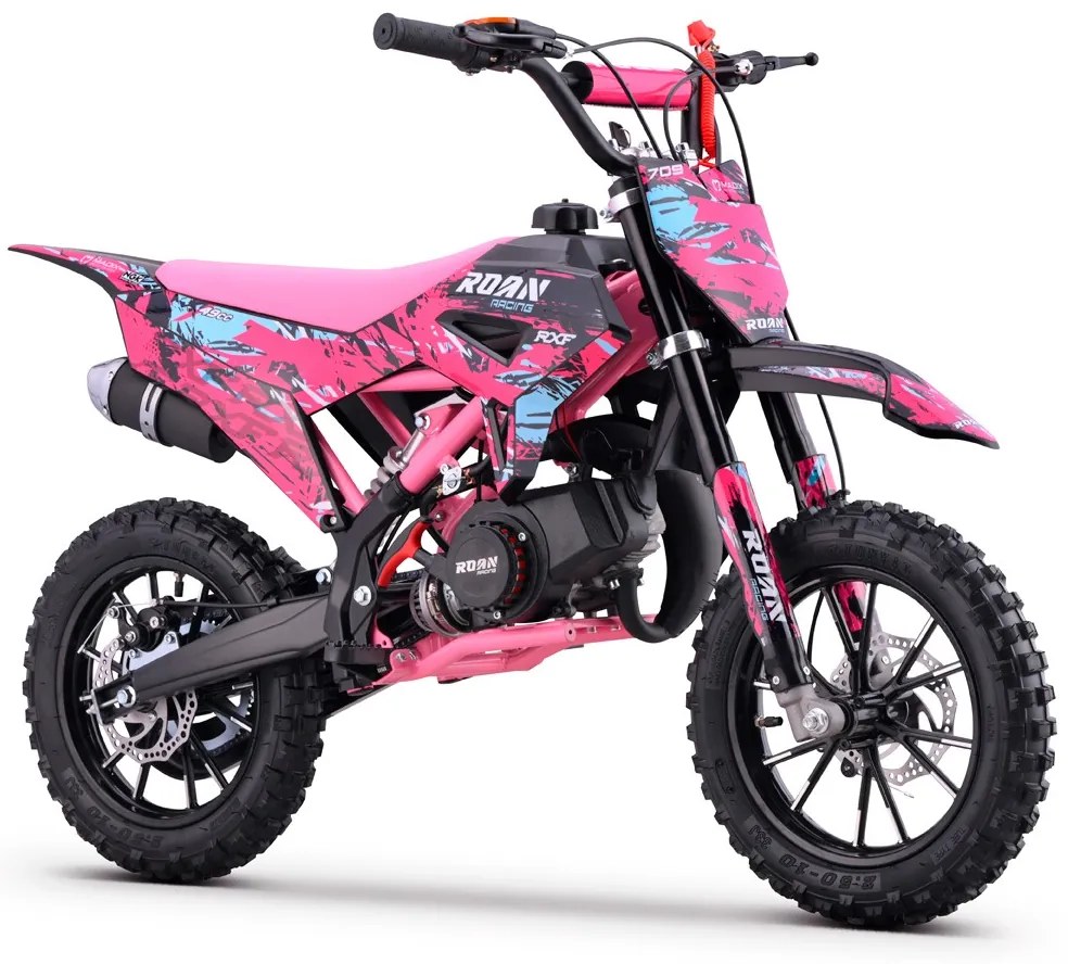MINI MOTO PARA CRIANÇAS MiniCross Roan RXF 49cc 4.5CV Rosa