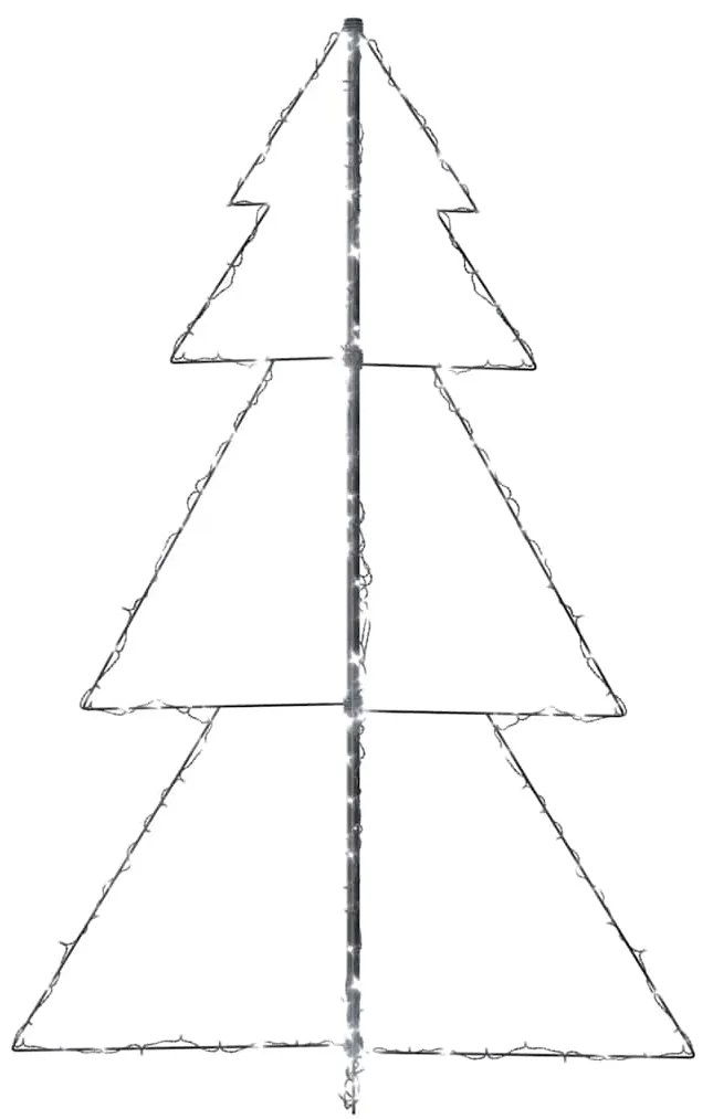 Árvore de Natal em cone 200 LEDs 98x150 cm interior e exterior