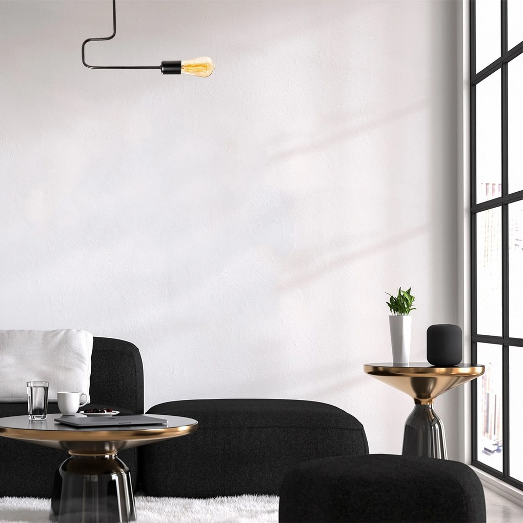 Candeeiro Denge – Preto – 30 x 6 cm
