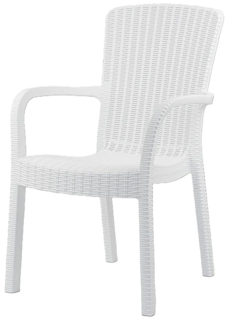 Conjunto de 4 Cadeiras de Jardim ARUBA – Empilháveis – Polipropileno B