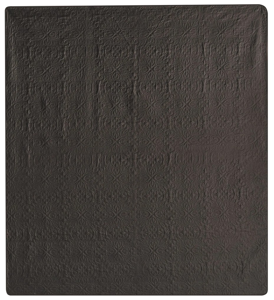 Colcha com relevo castanha 220 x 240 cm RAYEN Beliani