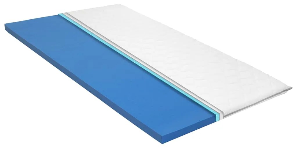 282775 vidaXL Sobrecolchão 80x200 cm espuma viscoelástica c/ memória 6 cm
