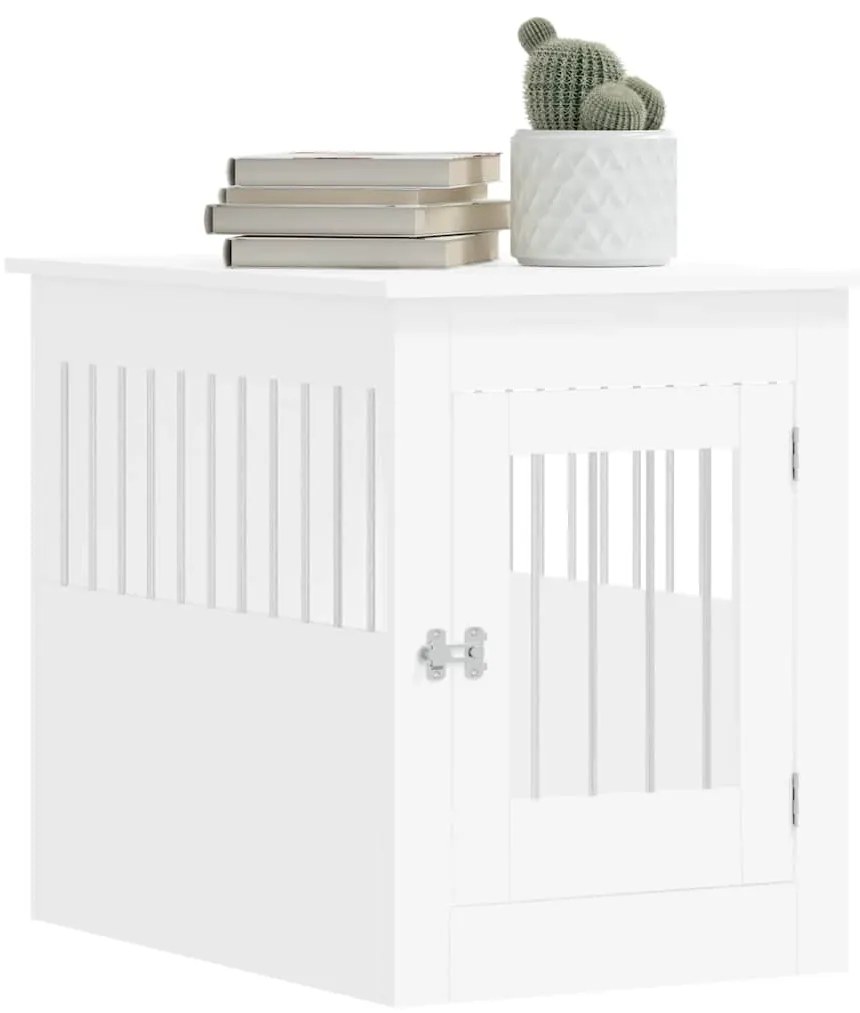 Móvel casota para cão 55x80x68 cm derivados de madeira branco