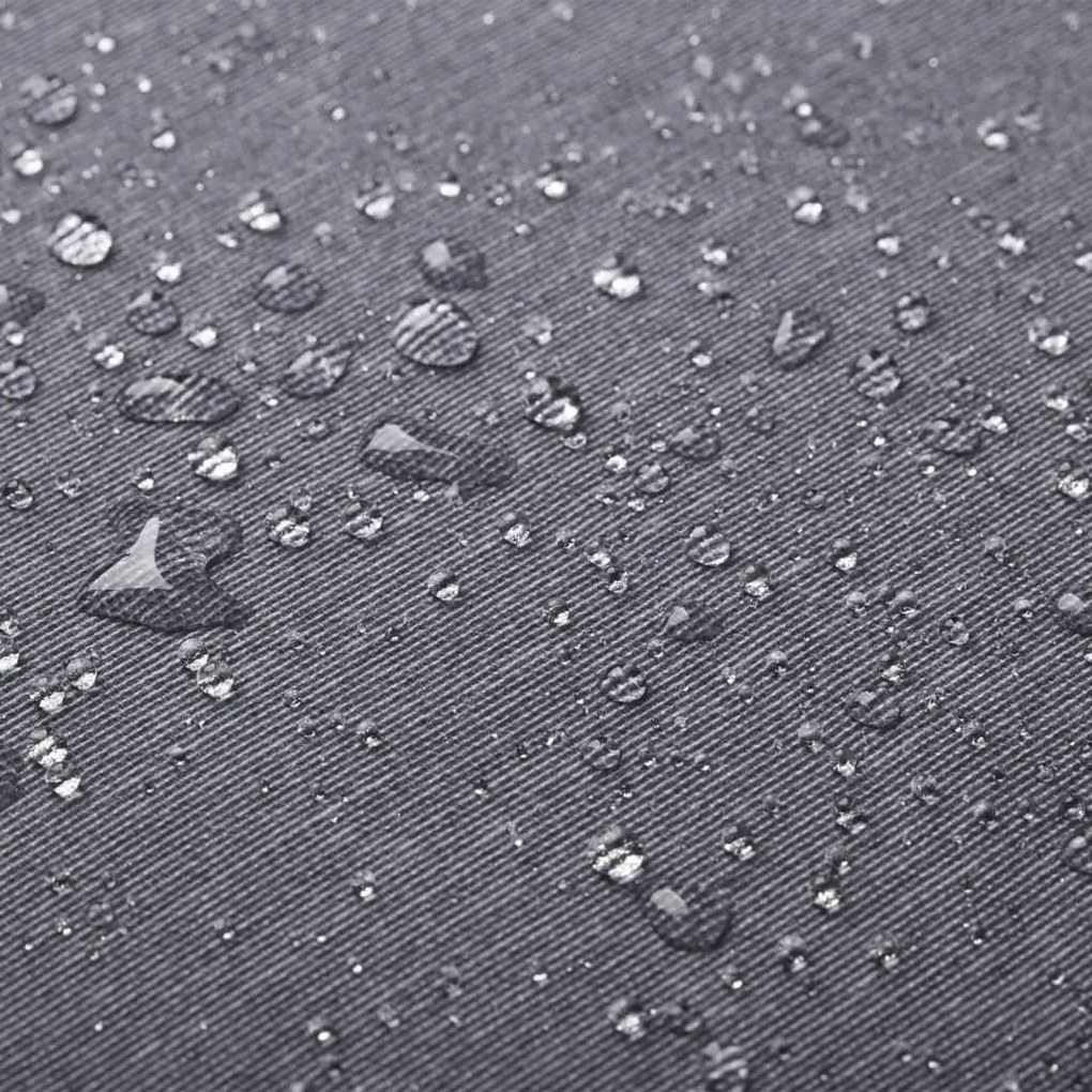 Guarda-sol de jardim Flores Luxe 300 cm redondo cru