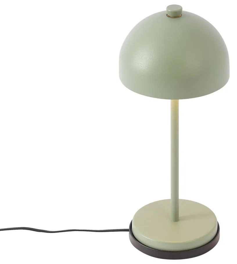 Candeeiro de Mesa Verde Incl. LED IP54 Recarregável com Estação de Carregamento - Squirrel Moderno